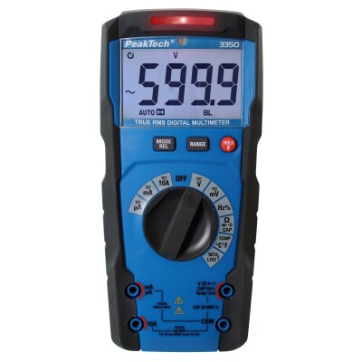 Digital Multimeter PeakTech P3349 6000 Counts 600V True RMS Auto Range