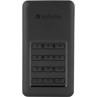 SSD 256GB Verbatim USB 3.1 A-C 4,57cm (1,8) schwarz,Secure Portable Keypad