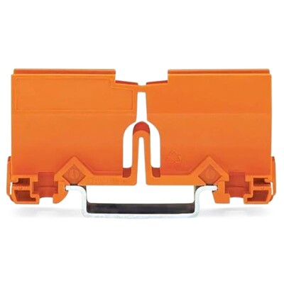 Befestigungsadapter WAGO Serie 773 - 2,5mm² / 4mm² / 6mm² orange