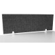 Trennwand-Set imstande 1x Akustik-Trennwand 120x40cm 1x. Clip weiß 2er-Pack