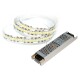 LED-Stripe SET 204LED/m 1700lm/m 18W/m warmweiß 5m Rolle incl. 100W Trafo