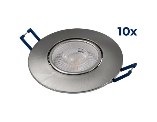 LED-Einbauleuchte McShine EL-313 4,5W 450Lumen 3000K warmweiß 10er-Pack