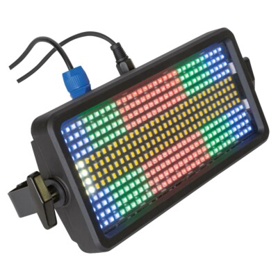 DMX-Lichteffekt IBIZA FLASH-COLOR-STROBE 384 LED RGB+W,110-240V 320x160x75mm