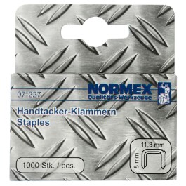 Klammern für Handtacker 11,3x8mm