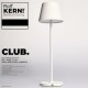 LED-Tischleuchte ROLF KERN „Club“ 38cm weiß Akku dimmbar