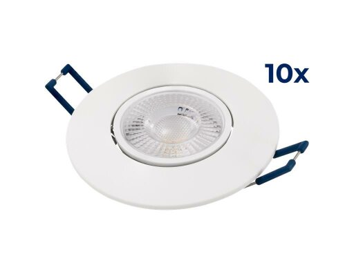 LED-Einbauleuchte McShine EL-313C 4,5W 450lm CCT 3000-4000-6000K 10er-Pack