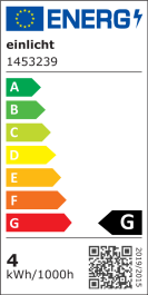 LED-Klemmleuchte EINLICHT Halo 3,3W 438lm step-dimmbar warmweiß