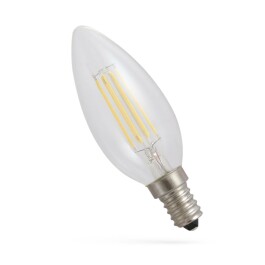 LED Filament Kerzenlampe E14 230V 1W 1800K - ultra...