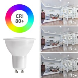 LED-Strahler McShine MS-60-10dimm 6W 510lm tageslichtweiß dimmbar,10er-Pack