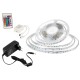 LED-Stripe SET 30LED/m RGB 4,8W/m RGB 5m IP65 Cotroller 36W Netzgerät