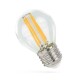 LED Filament Tropfenlampe E27 230V 1W 1800K - ultra warmweiß klar