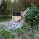 LED-Grablicht Dove weiß mit Taubenmotiv warmweiß 12,5x7,5cm outdoor