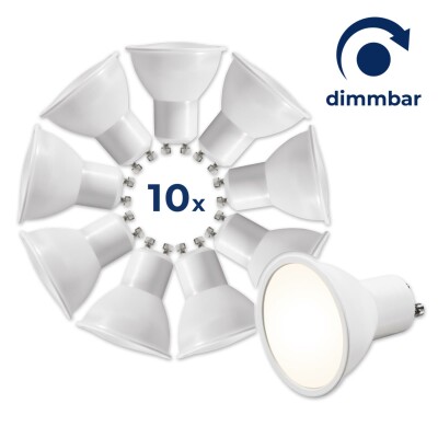 LED-Strahler McShine MS-60-10dimm 6W 510lm neutralweiß dimmbar 10er-Pack