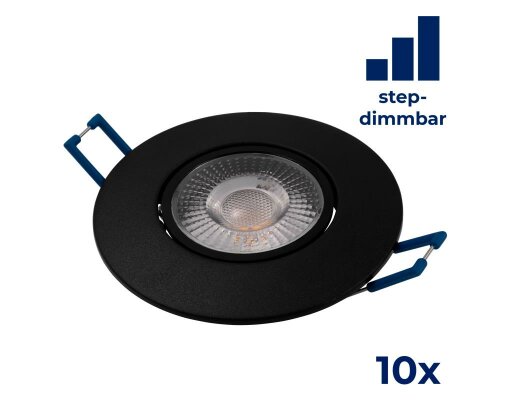 LED-Einbauleuchte McShine EL-313D 4,5W 450lm 3000K step-dimmbar 10er-Pack