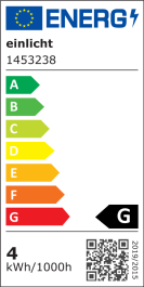 LED-Klemmleuchte EINLICHT Halo 3,3W 438lm step-dimmbar warmweiß