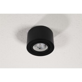 LED-Aufbauleuchte McShine 5W 400Lumen 3000K ØxH 80x50mm schwarz 5er-Pack