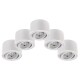 LED-Aufbauleuchte McShine 5W 400Lumen 3000K ØxH 80x50mm 5er-Pack