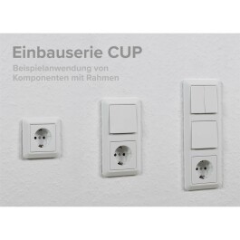 Schalter und Steckdosen Set McPower Cup Standard Plus 21-teilig weiß