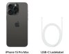 Apple iPhone 15 Pro Max 256GB titanium schwarz ohne Vertrag