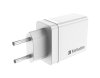 Ladeadapter Verbatim CHR-30EU2 30W weiß 2xUSB-A 1xUSB-A QC 1xUSB-C PD