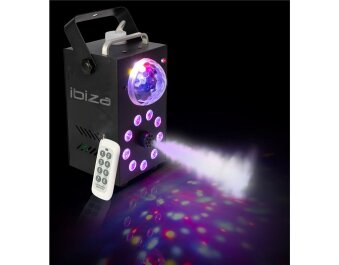 Nebelmaschine mit Lichteffekten IBIZA FOGGY-ASTRO 700W...