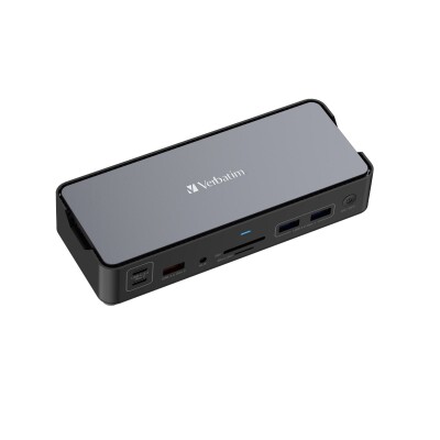 Docking-Station Verbatim CDS-15 4x USB 2.0/3.2-A 2x USB 3.2-C 2x HDMI 8K