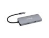 USB-C Multiport-Hub Verbatim CMH-05 2x USB 3.2C HDMI 4K USB 3.1-C Kabel