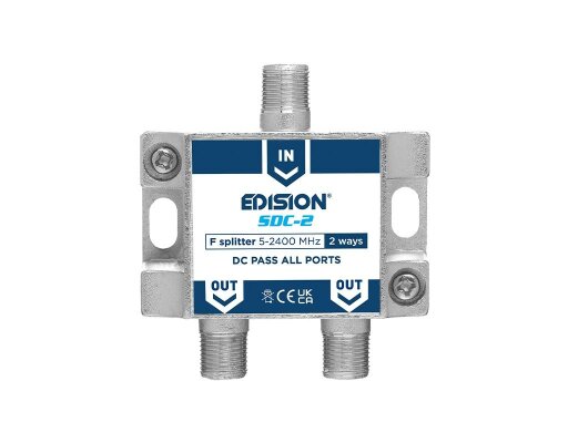 Edision SDC-2 Sat-Verteiler 2-fach 5-2400 MHz