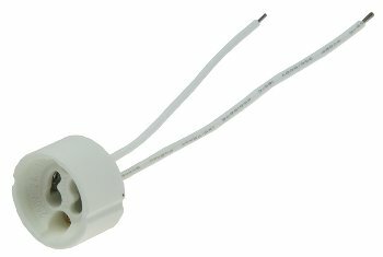 GU10 Lampenfassung 230V / 100Watt Keramik Fassung mit 11cm Kabel