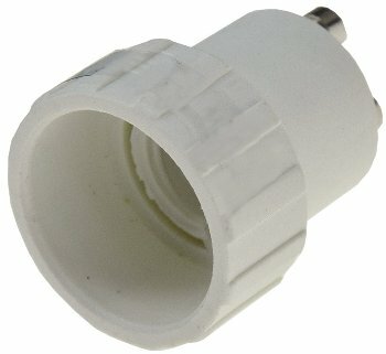 Lampensockel-Adapter Kunststoff GU10 auf E14