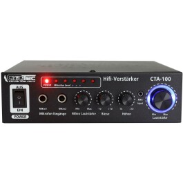 HiFi-Verstärker CTA-100 100W schwarz 1x Line In Betrieb 12V o. 230V