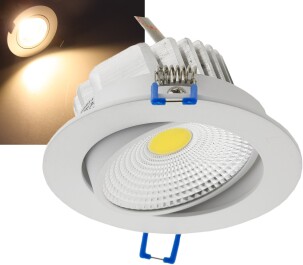 LED-Einbauleuchte COB-7 7W 550lm 3000K 75°...