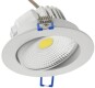 LED-Einbauleuchte COB-7 7W 550lm 3000K 75° Ø109xT47mm Rahmen weiß