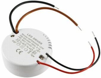 LED-Trafo CT-12E-V2R 0,5-12W rund Ein 220-240V Aus 12V=...