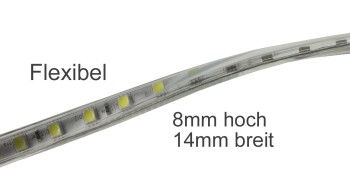 LED-Stripe Ultra-Bright 230V 5,0m 600 Lumen/Meter warmweiß