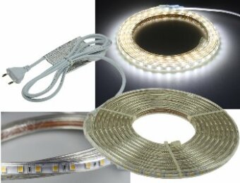 LED-Stripe Ultra-Bright 230V 5,0m 630 Lumen/Meter weiß