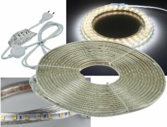 LED-Stripe Ultra-Bright 230V 10m 630 Lumen/Meter weiß