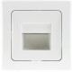 LED-Einbauleuchte DELPHI COB weiß 80x80mm 3000k warmweiß 55 Lumen