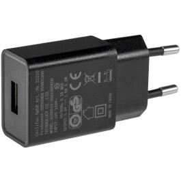 Stecker-Netzteil mit USB CTN-0510 Ein 110-240V~ Aus 5V= 1A 5W schwarz