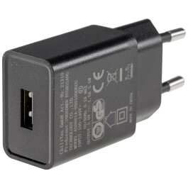 Stecker-Netzteil mit USB CTN-0510 Ein 110-240V~ Aus 5V= 1A 5W schwarz