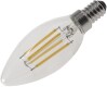 LED Kerzenlampe E14 Filament K4 3000k 400lm 230V/4W warmweiß