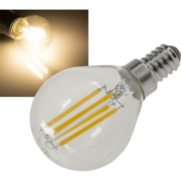 LED Tropfenlampe E14 Filament T4 3000k 500lm 230V/4W...