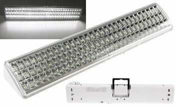 LED Notleuchte CTNL-90 SMD 500x95x60mm Lithium Akku 2x 3,7V/2200mAh nur 9W