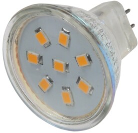 LED Strahler MR11 8x 2835 SMD LEDs 12V 2W 169 Lumen 3000k / warmweiß