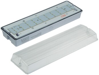 LED Fluchtwegleuchte NL-W1 30 LEDs Erkennungsw....