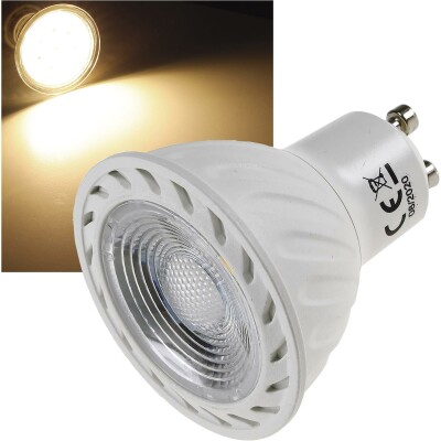 LED Strahler GU10 H60 COB Dimmbar 3000k 510lm 230V/7W warmweiß