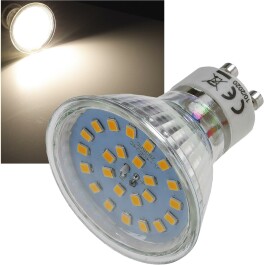 LED Strahler GU10 H55 SMD 120° 4000k 460lm 230V/4W...