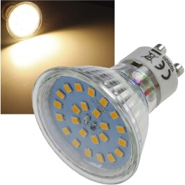 LED Strahler GU10 H55 SMD 120° 3000k 444lm 230V/4W...