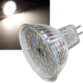 LED Strahler MR16 H55 SMD 120° 4000k 440lm 12V/5W...