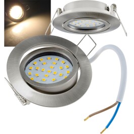 LED-Einbauleuchte Flat-26 warmweiß 80x26mm 3W 370lm...